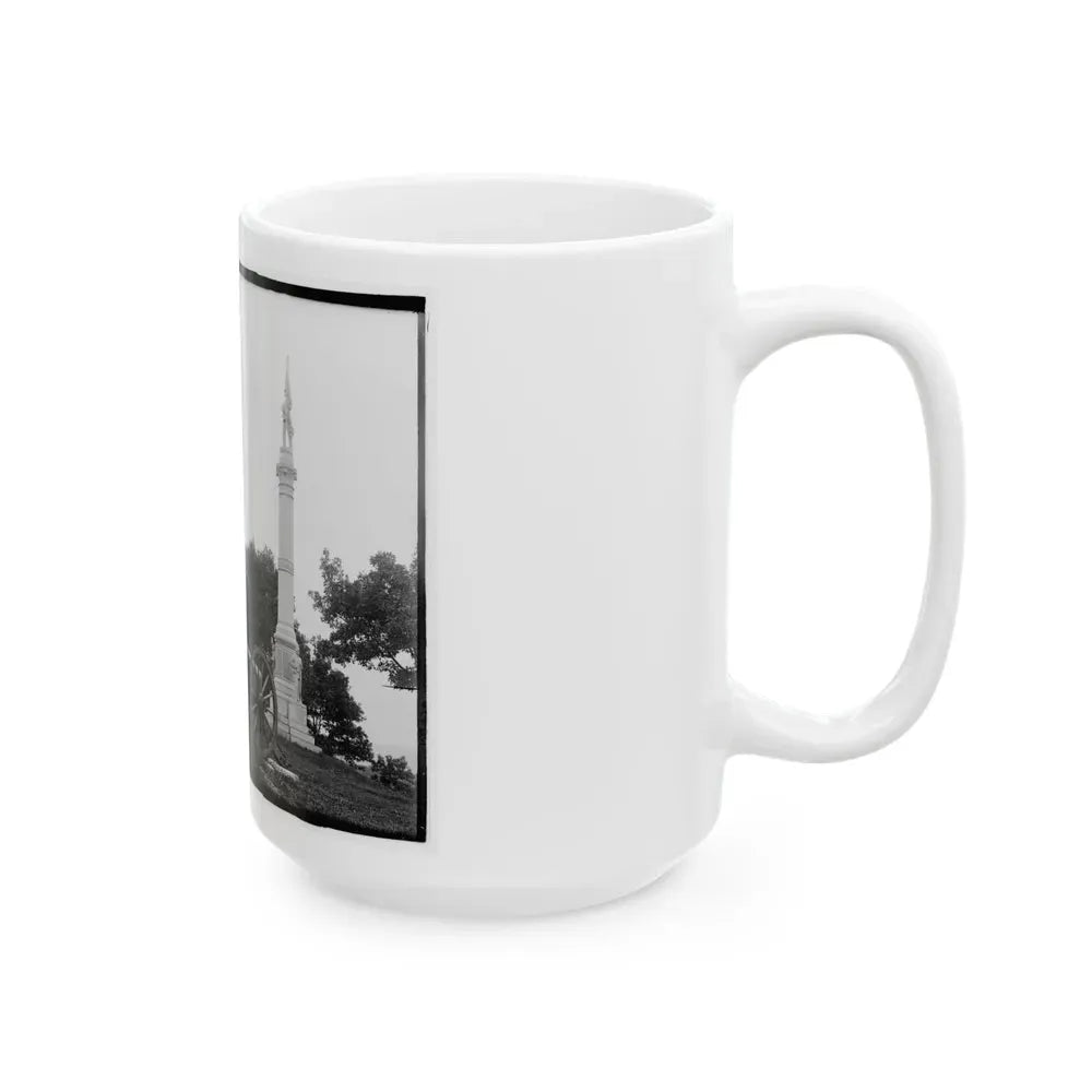 3rd Maryland Infantry, U.S.A. & Latrobe's Battery, C.S.A. Monument, Chattanooga, Tennessee (U.S. Civil War) White Coffee Mug - Go Mug Yourself