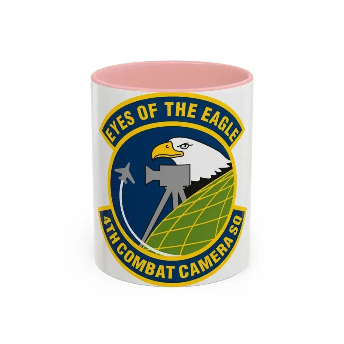 4 Combat Camera Squadron (U.S. Air Force) Accent Coffee Mug 11oz Pink - Go Mug Yourself