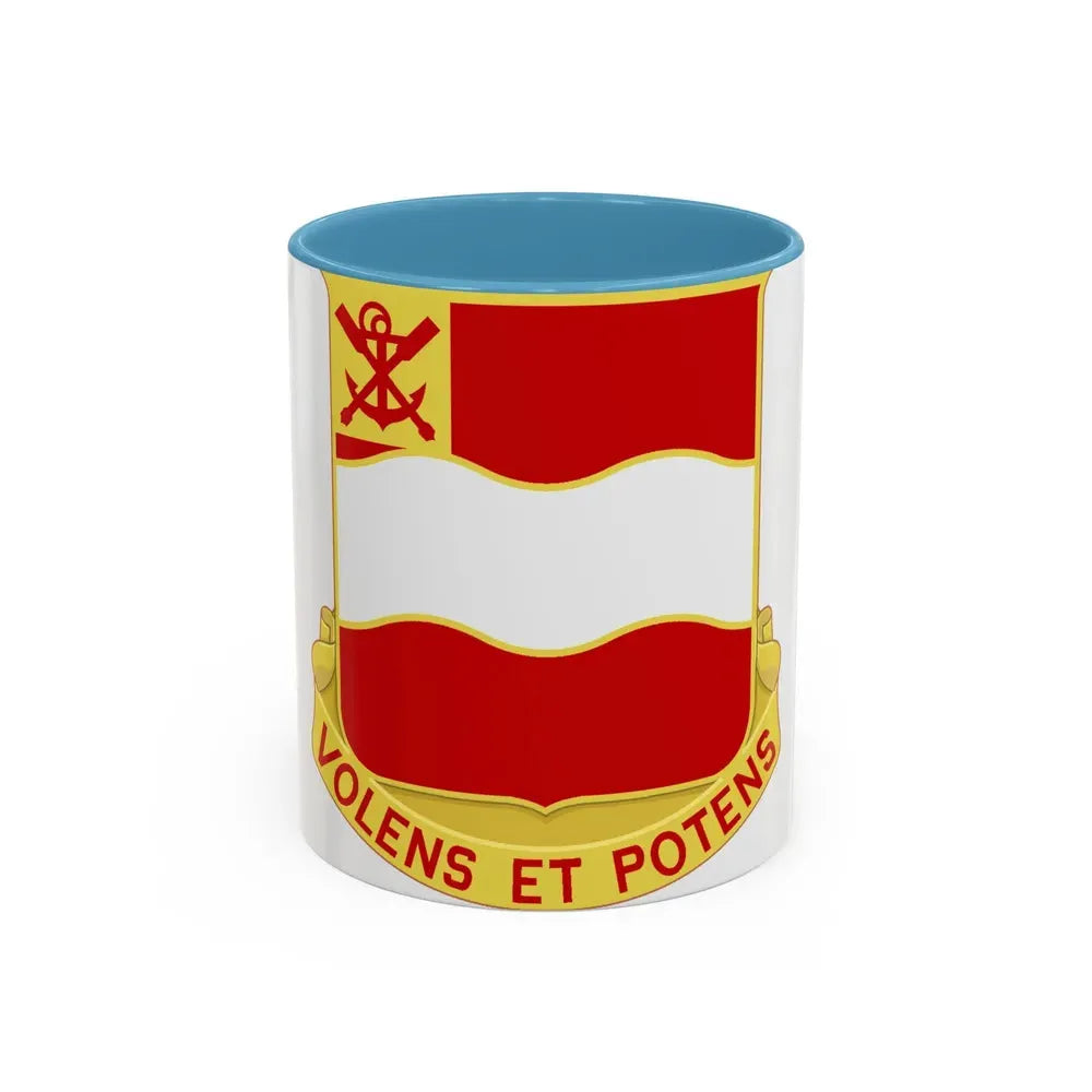 4 Engineer Battalion (U.S. Army) Accent Coffee Mug 11oz Light Blue - Go Mug Yourself