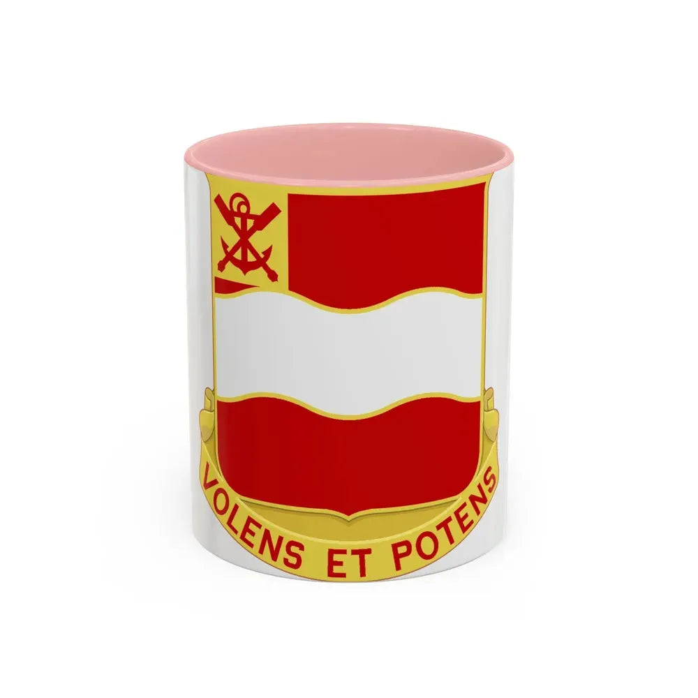 4 Engineer Battalion (U.S. Army) Accent Coffee Mug 11oz Pink - Go Mug Yourself