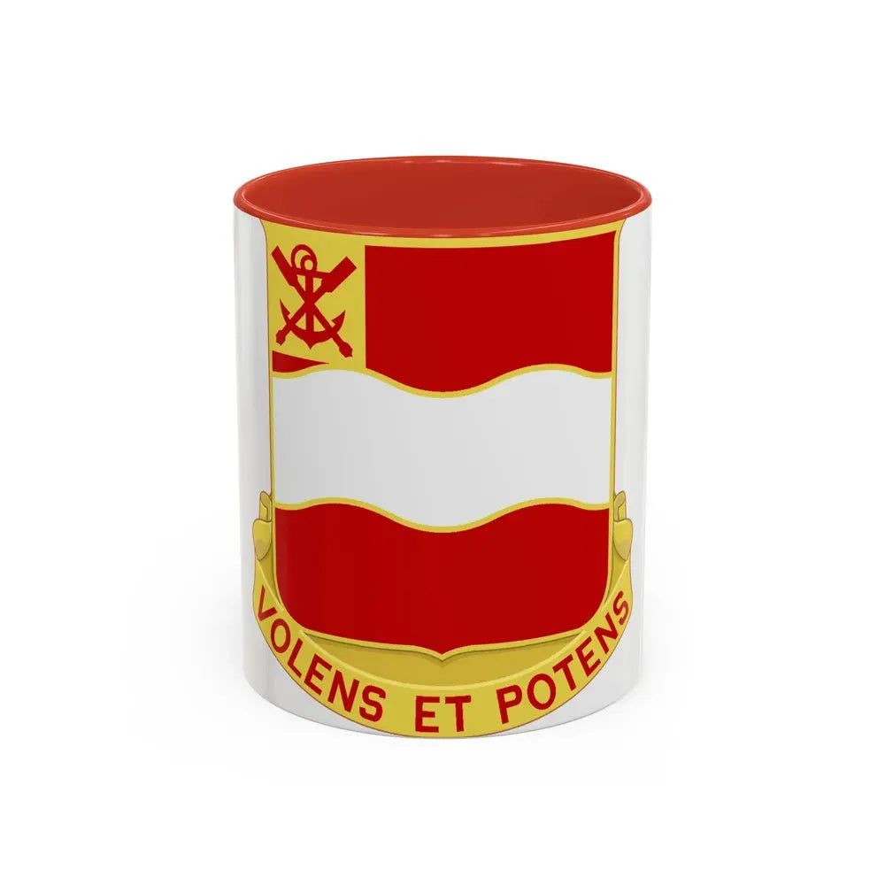 4 Engineer Battalion (U.S. Army) Accent Coffee Mug 11oz Red - Go Mug Yourself