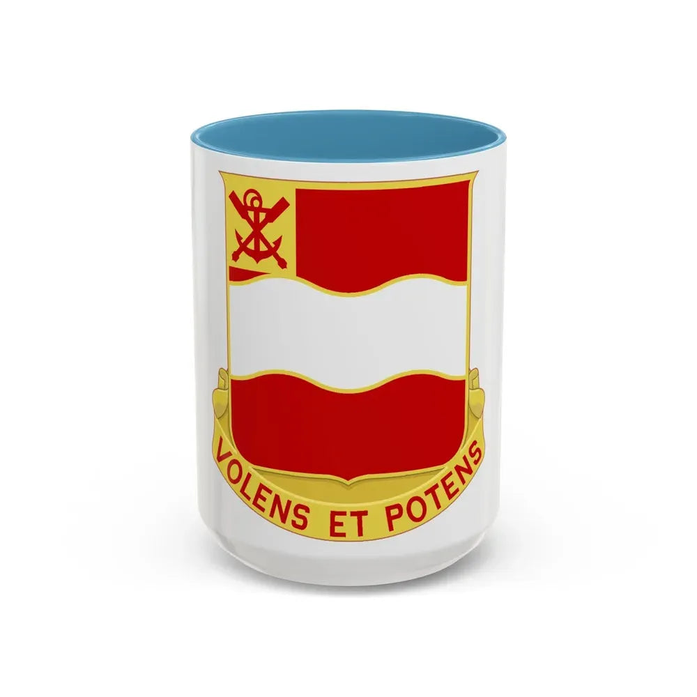 4 Engineer Battalion (U.S. Army) Accent Coffee Mug 15oz Light Blue - Go Mug Yourself