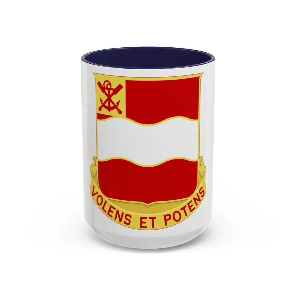 4 Engineer Battalion (U.S. Army) Accent Coffee Mug 15oz Navy - Go Mug Yourself