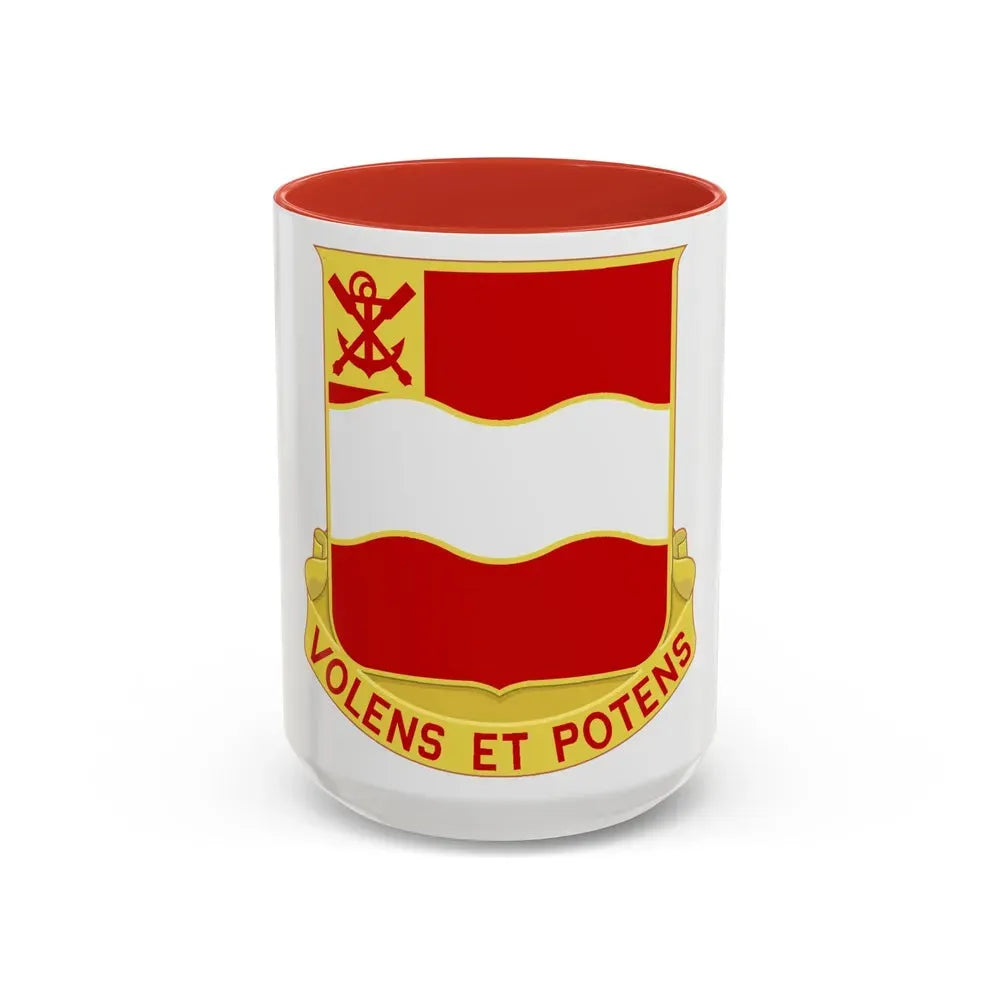 4 Engineer Battalion (U.S. Army) Accent Coffee Mug 15oz Red - Go Mug Yourself