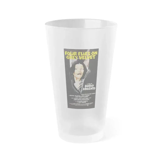 4 FLIES ON GREY VELVET (2) 1971 Movie Poster - Frosted Pint Glass 16oz 16oz Frosted - Go Mug Yourself