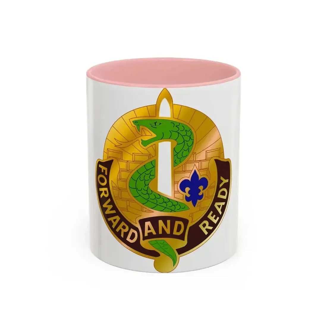 4 Medical Brigade 2 (U.S. Army) Accent Coffee Mug 11oz Pink - Go Mug Yourself