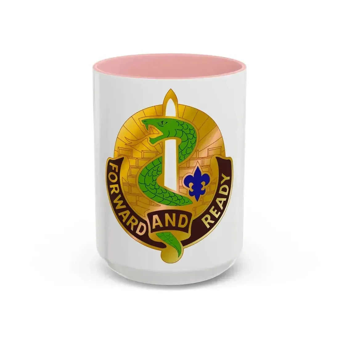 4 Medical Brigade 2 (U.S. Army) Accent Coffee Mug 15oz Pink - Go Mug Yourself