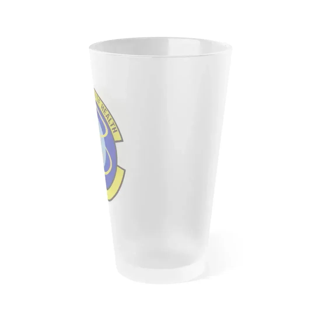 4 Operational Medical Readiness Squadron ACC (U.S. Air Force) Frosted Pint Glass 16oz - Go Mug Yourself