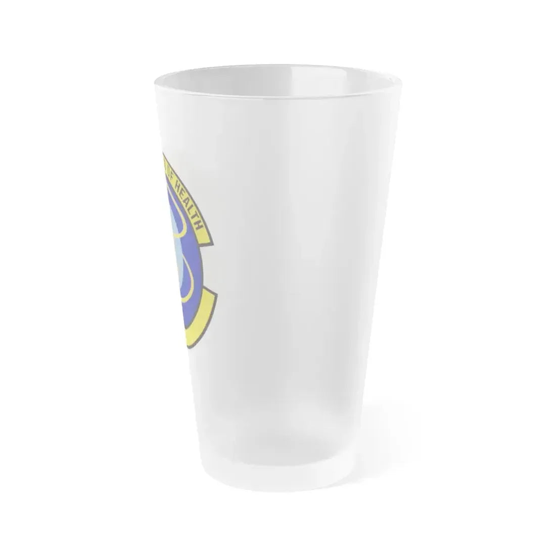 4 Operational Medical Readiness Squadron ACC (U.S. Air Force) Frosted Pint Glass 16oz - Go Mug Yourself