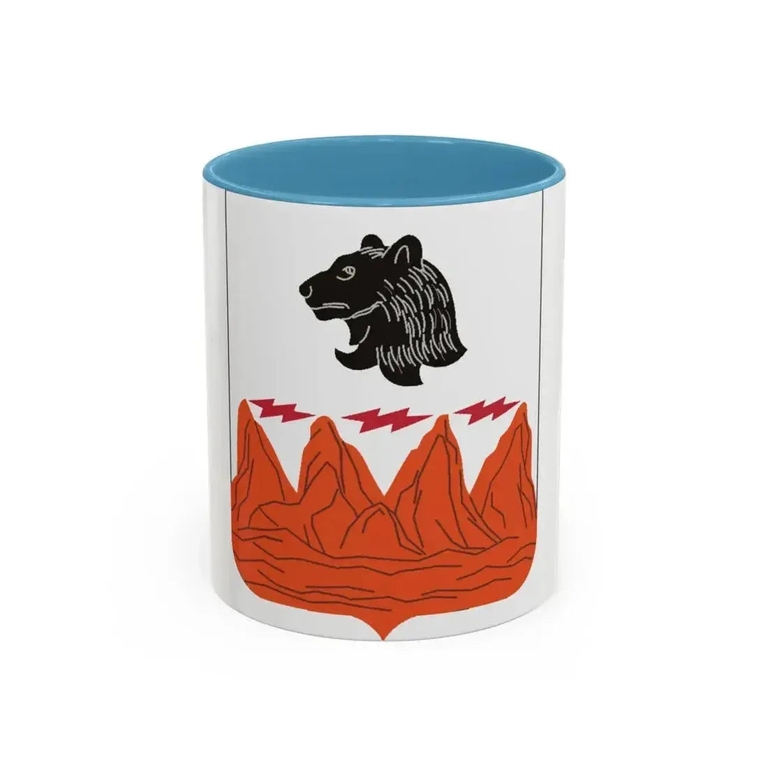 4 Signal Battalion 2 (U.S. Army) Accent Coffee Mug 11oz Light Blue - Go Mug Yourself