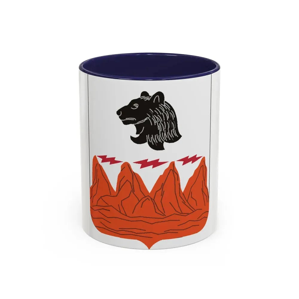 4 Signal Battalion 2 (U.S. Army) Accent Coffee Mug 11oz Navy - Go Mug Yourself