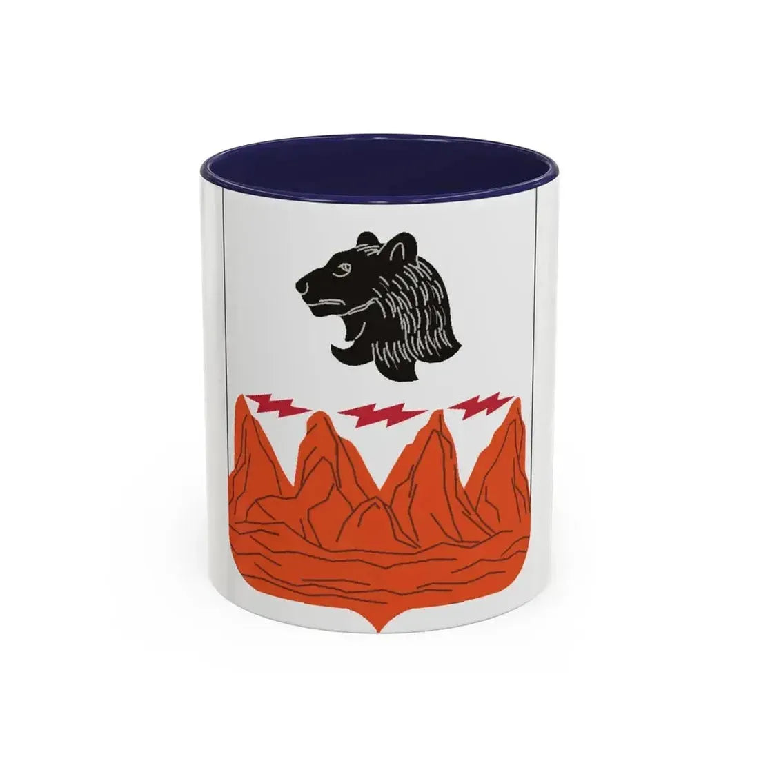 4 Signal Battalion 2 (U.S. Army) Accent Coffee Mug 11oz Navy - Go Mug Yourself