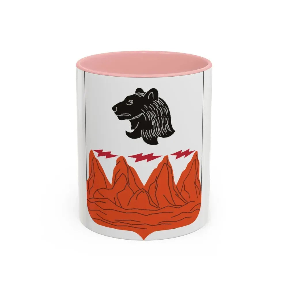 4 Signal Battalion 2 (U.S. Army) Accent Coffee Mug 11oz Pink - Go Mug Yourself
