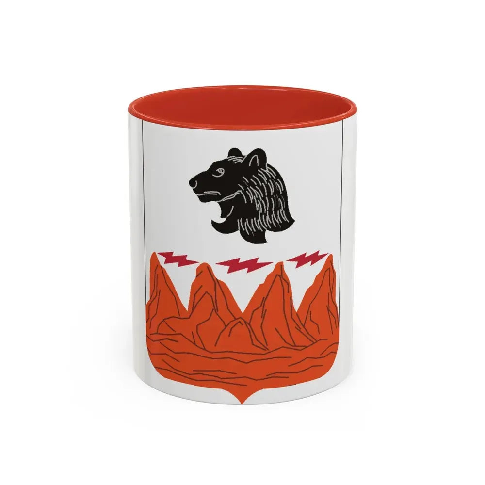 4 Signal Battalion 2 (U.S. Army) Accent Coffee Mug 11oz Red - Go Mug Yourself