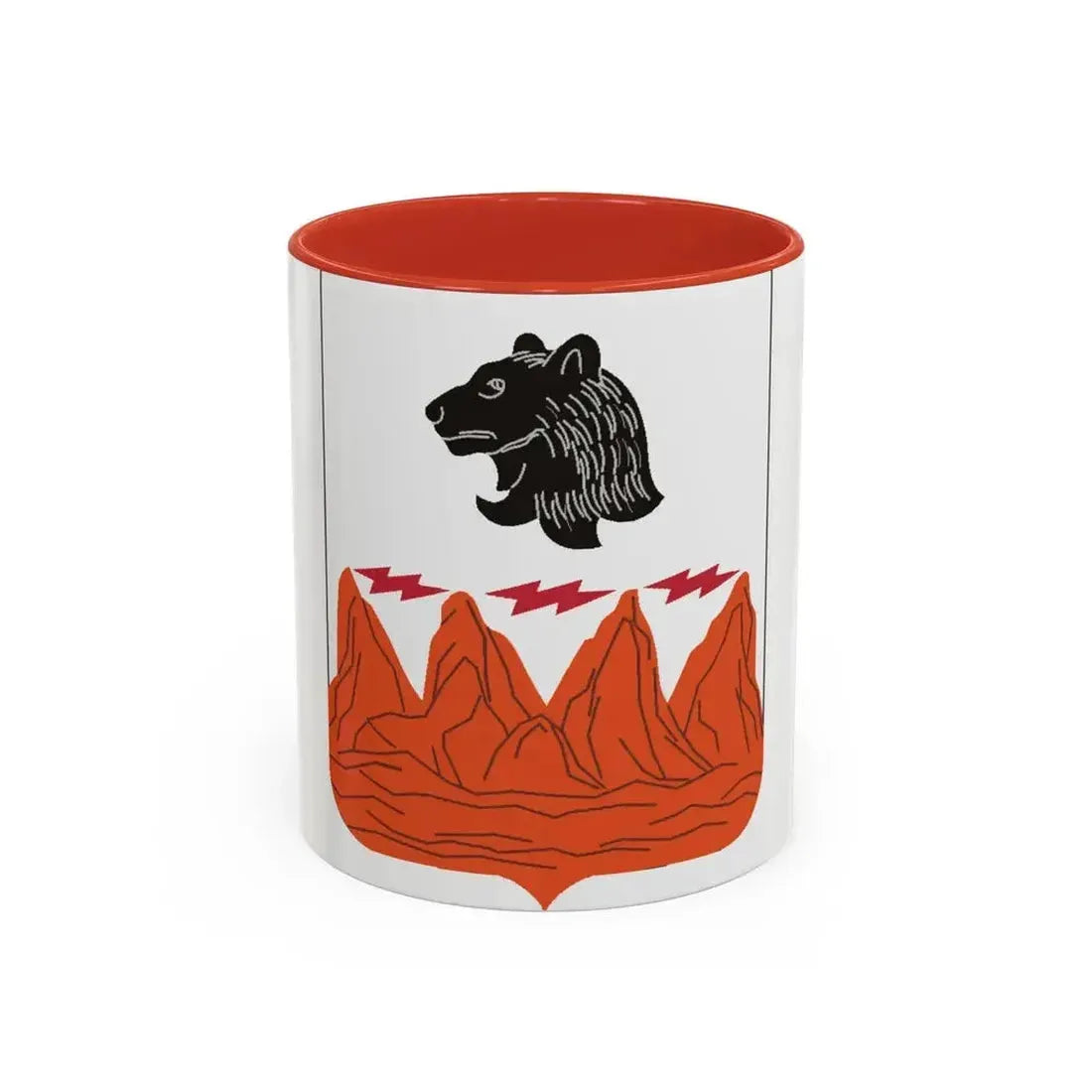 4 Signal Battalion 2 (U.S. Army) Accent Coffee Mug 11oz Red - Go Mug Yourself