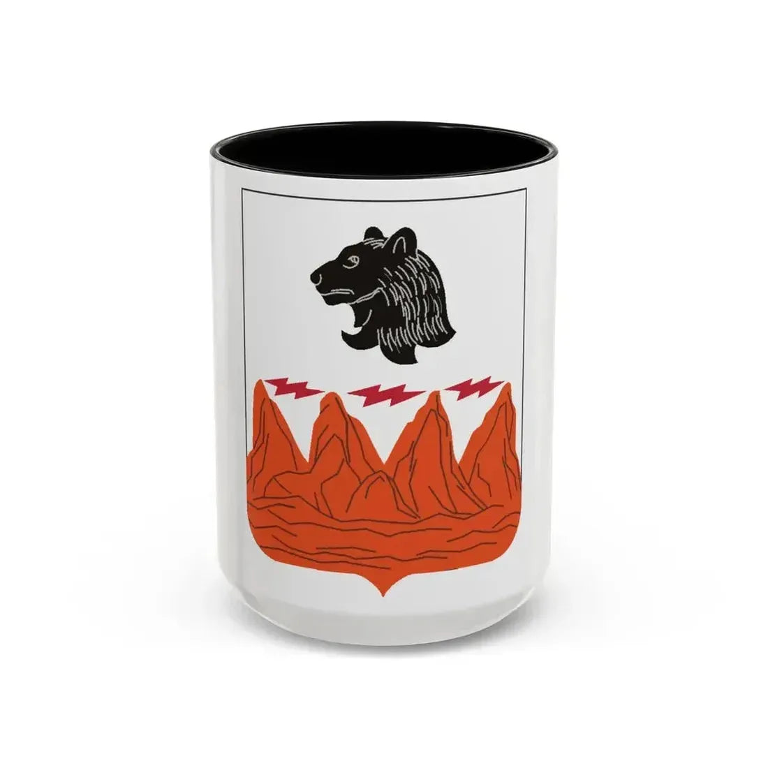 4 Signal Battalion 2 (U.S. Army) Accent Coffee Mug 15oz Black - Go Mug Yourself