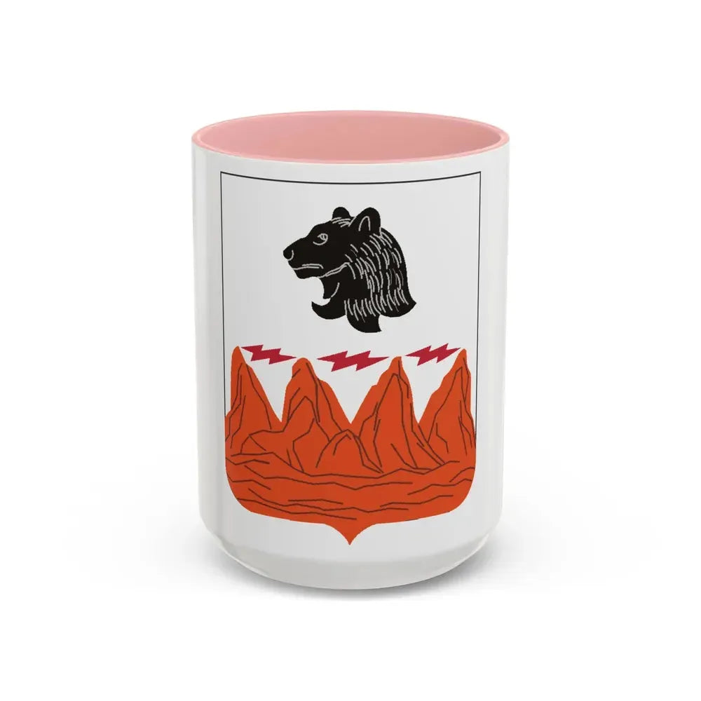 4 Signal Battalion 2 (U.S. Army) Accent Coffee Mug 15oz Pink - Go Mug Yourself