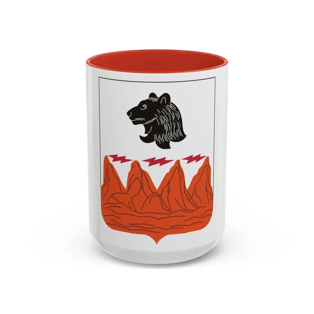 4 Signal Battalion 2 (U.S. Army) Accent Coffee Mug 15oz Red - Go Mug Yourself