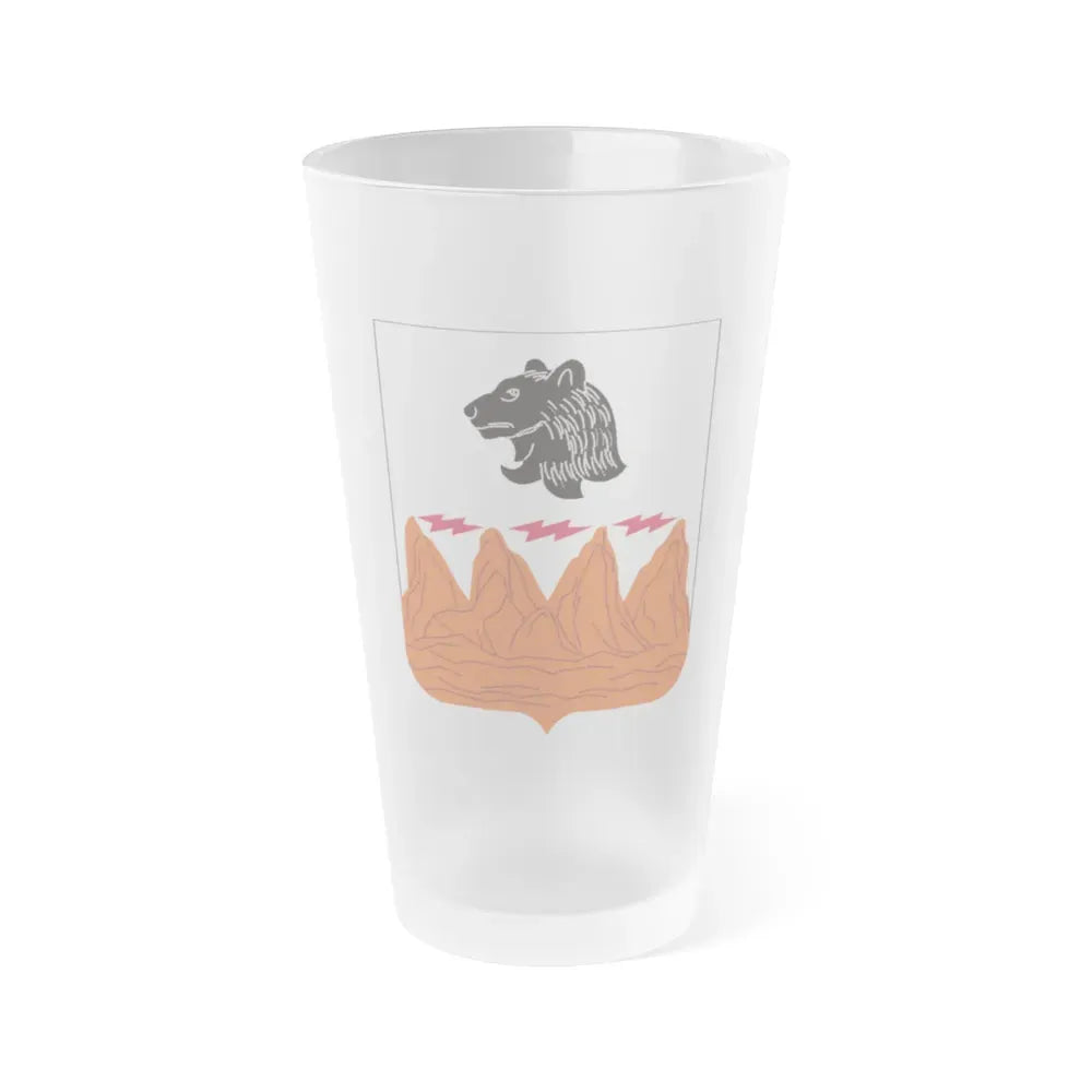 4 Signal Battalion 2 (U.S. Army) Frosted Pint Glass 16oz Default Title - Go Mug Yourself