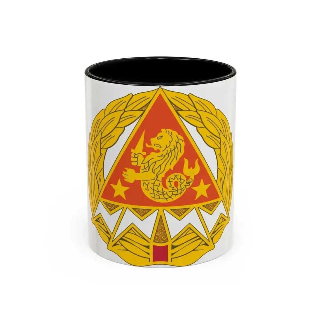 4 Signal Group (U.S. Army) Accent Coffee Mug 11oz Black - Go Mug Yourself