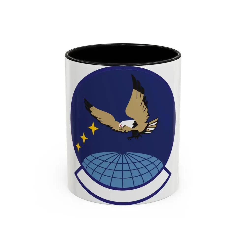 4 Space Control Squadron AFSPC (U.S. Air Force) Accent Coffee Mug 11oz Black - Go Mug Yourself