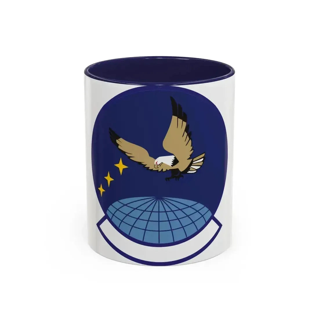 4 Space Control Squadron AFSPC (U.S. Air Force) Accent Coffee Mug 11oz Navy - Go Mug Yourself