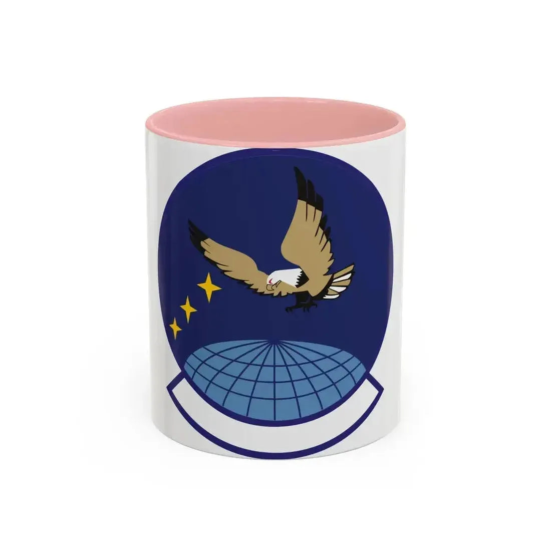 4 Space Control Squadron AFSPC (U.S. Air Force) Accent Coffee Mug 11oz Pink - Go Mug Yourself