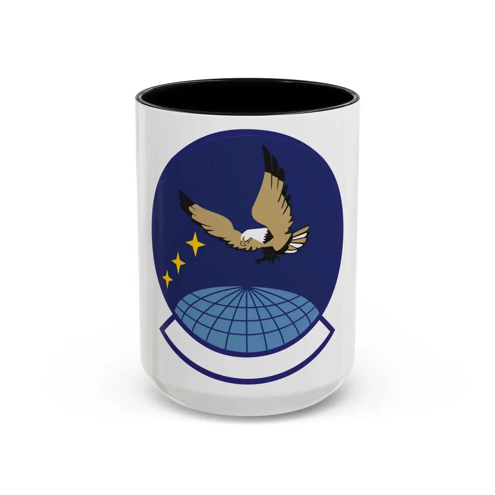 4 Space Control Squadron AFSPC (U.S. Air Force) Accent Coffee Mug 15oz Black - Go Mug Yourself