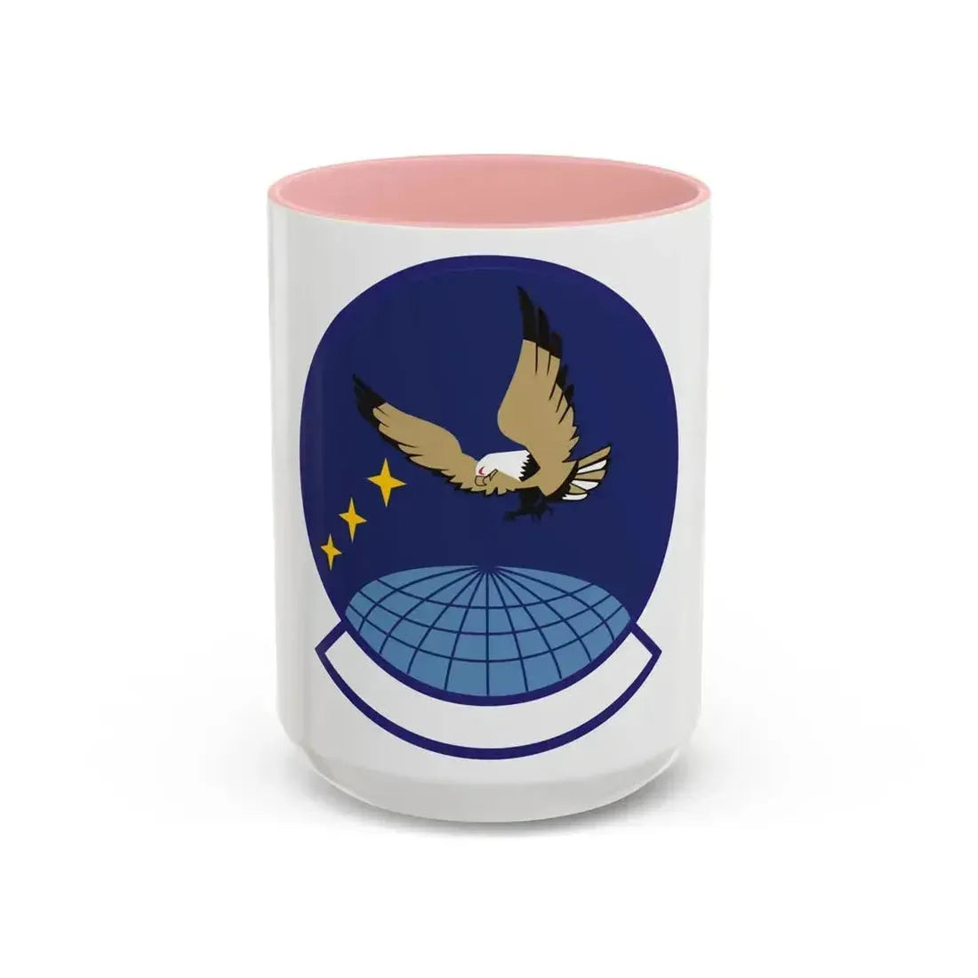 4 Space Control Squadron AFSPC (U.S. Air Force) Accent Coffee Mug 15oz Pink - Go Mug Yourself