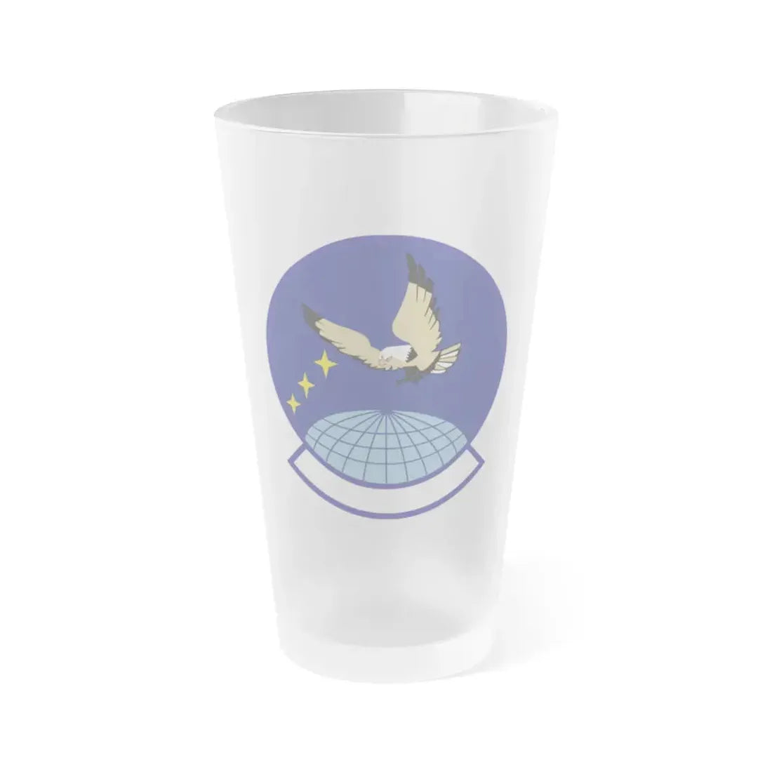4 Space Control Squadron AFSPC (U.S. Air Force) Frosted Pint Glass 16oz 16oz Frosted - Go Mug Yourself