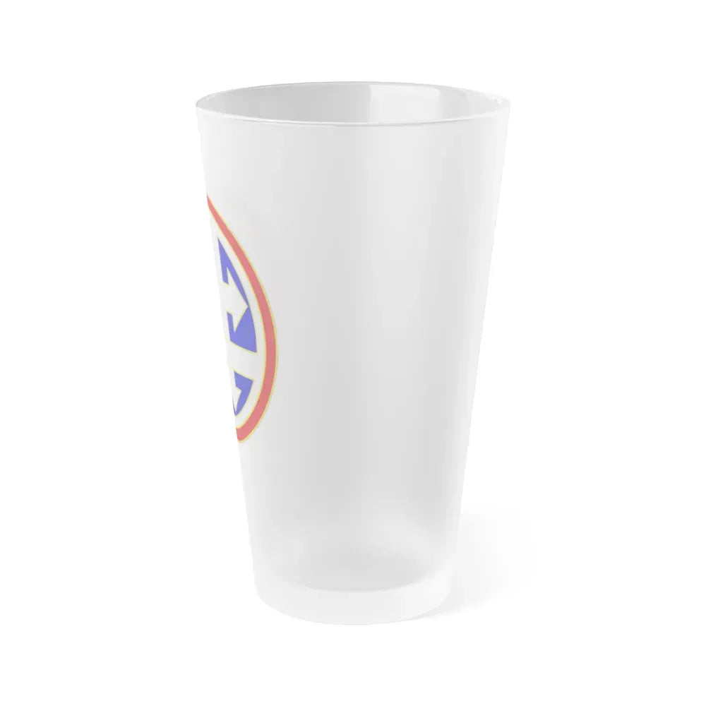 4 Sustainment Command (U.S. Army) Frosted Pint Glass 16oz - Go Mug Yourself