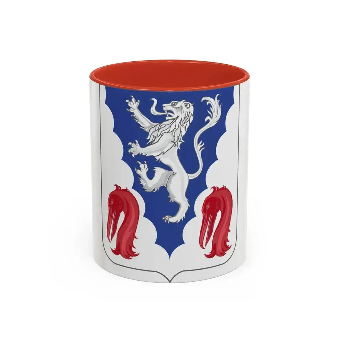 401 Glider Infantry Regiment 2 (U.S. Army) Accent Coffee Mug 11oz Red - Go Mug Yourself