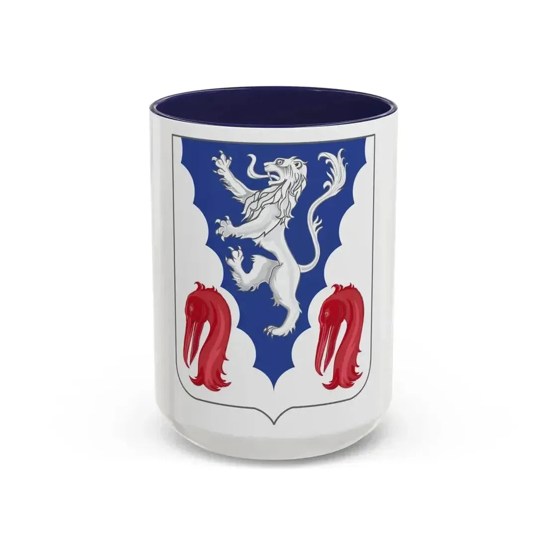 401 Glider Infantry Regiment 2 (U.S. Army) Accent Coffee Mug 15oz Navy - Go Mug Yourself