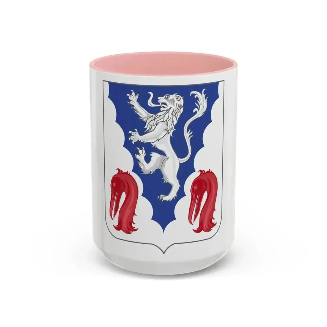 401 Glider Infantry Regiment 2 (U.S. Army) Accent Coffee Mug 15oz Pink - Go Mug Yourself