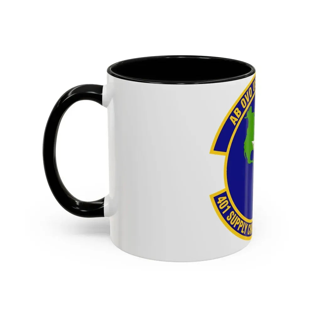 401st Supply Chain Management Squadron (U.S. Air Force) Accent Coffee Mug - Go Mug Yourself
