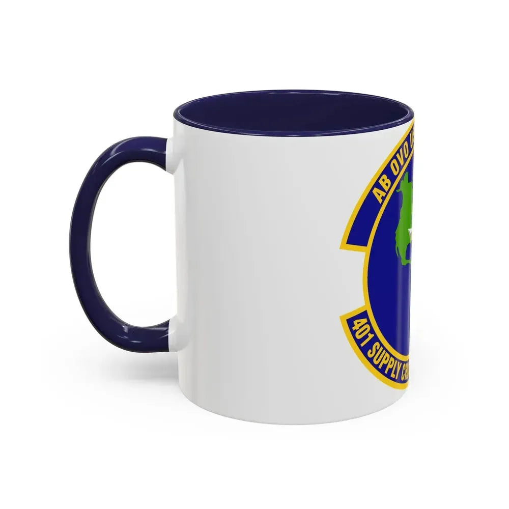 401st Supply Chain Management Squadron (U.S. Air Force) Accent Coffee Mug - Go Mug Yourself