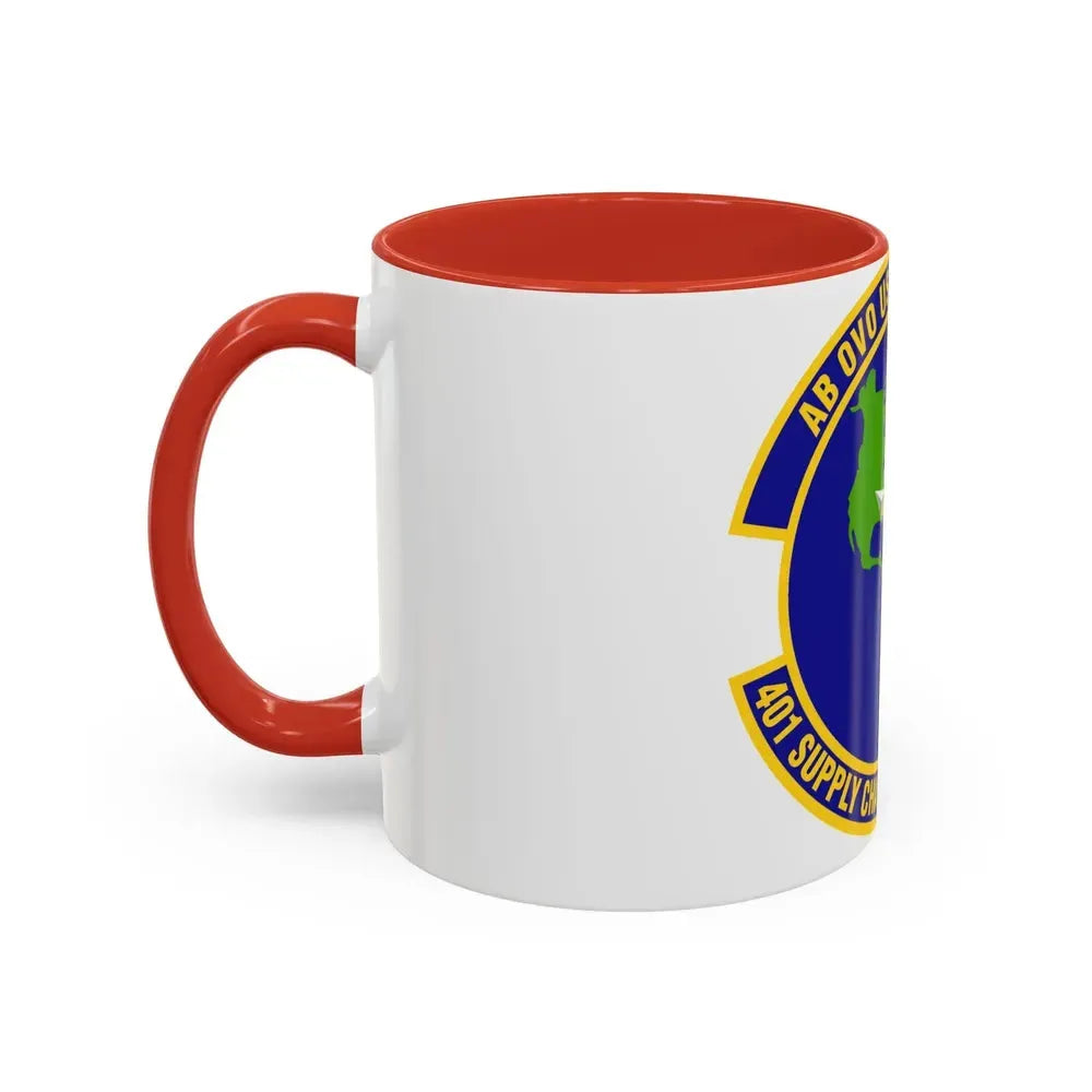 401st Supply Chain Management Squadron (U.S. Air Force) Accent Coffee Mug - Go Mug Yourself