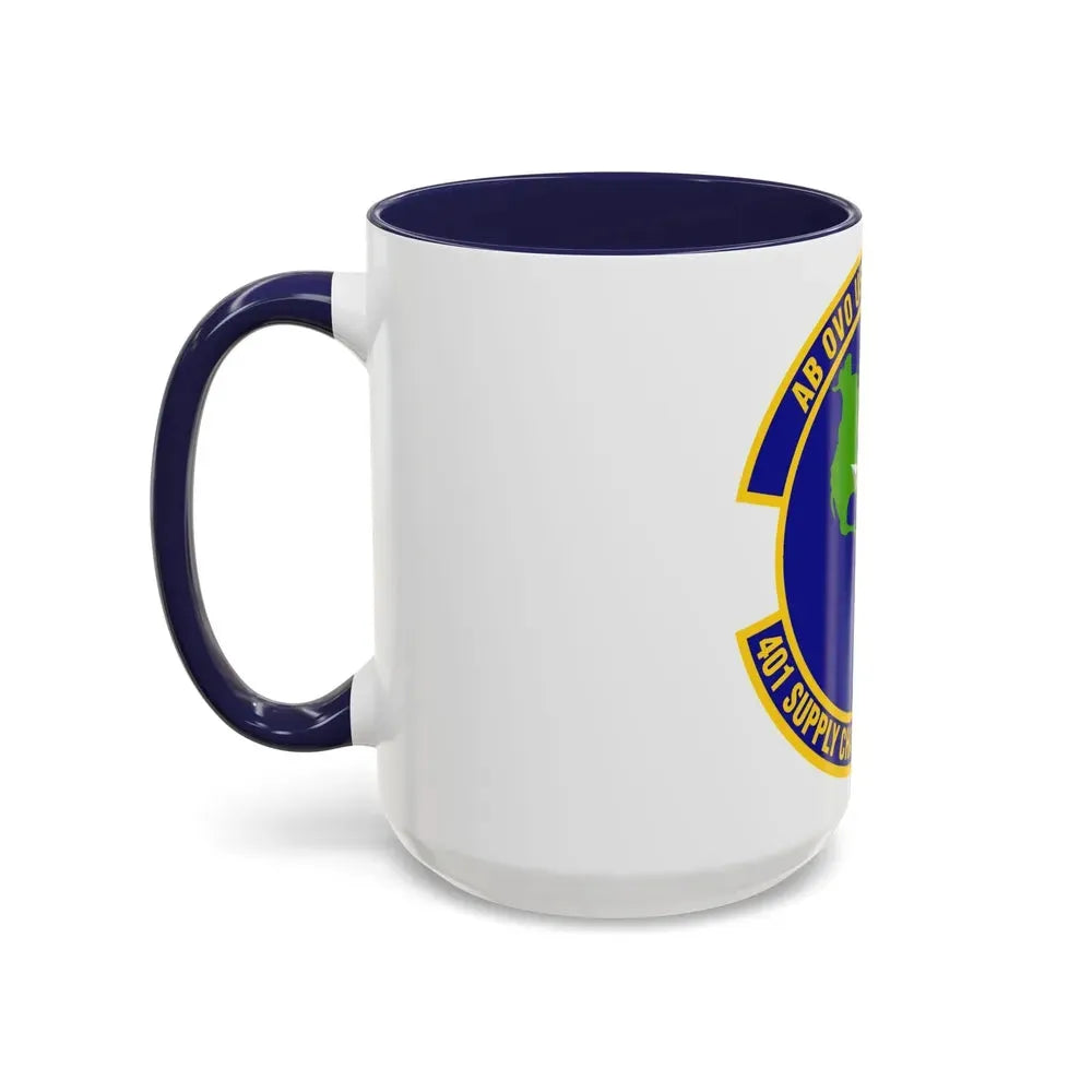 401st Supply Chain Management Squadron (U.S. Air Force) Accent Coffee Mug - Go Mug Yourself