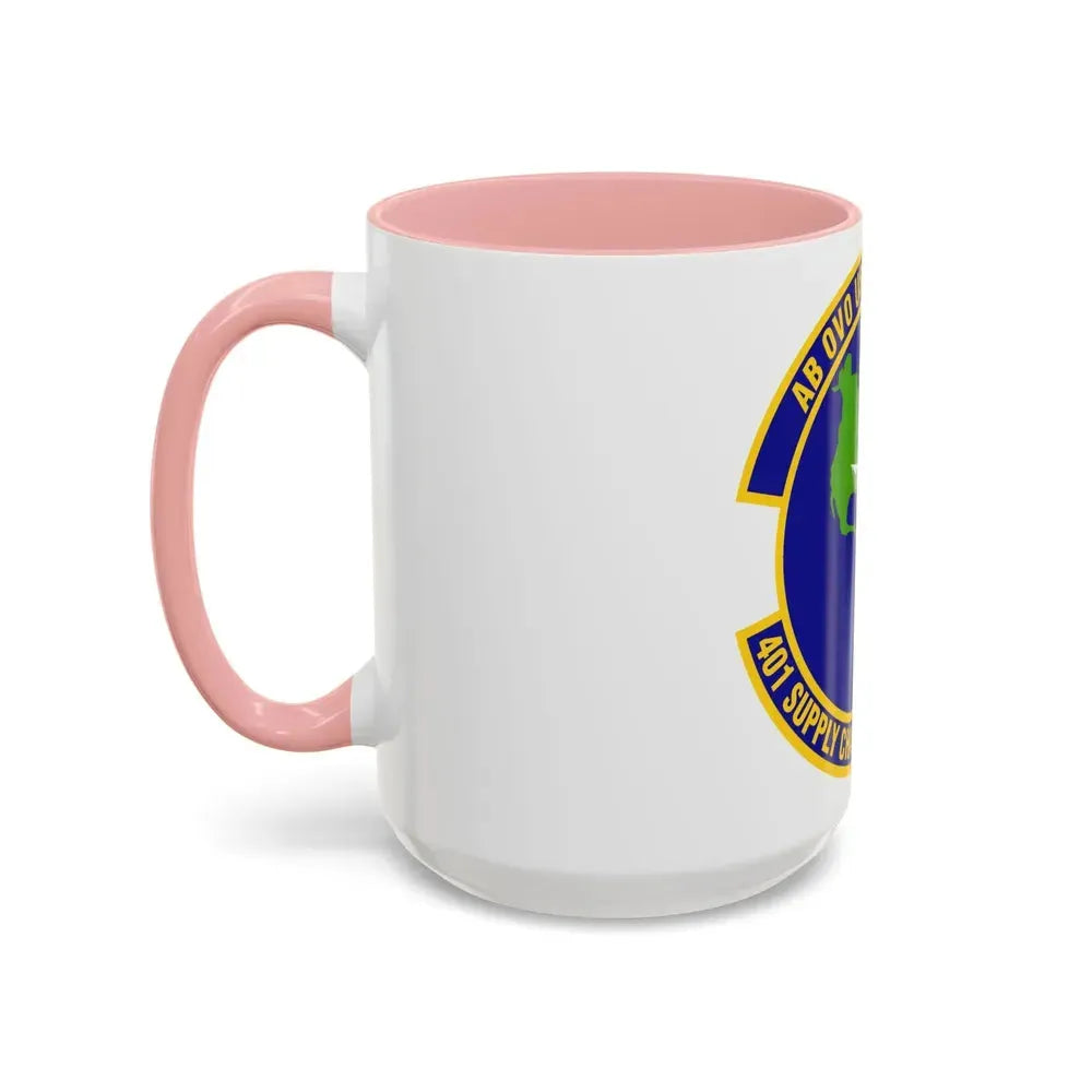 401st Supply Chain Management Squadron (U.S. Air Force) Accent Coffee Mug - Go Mug Yourself