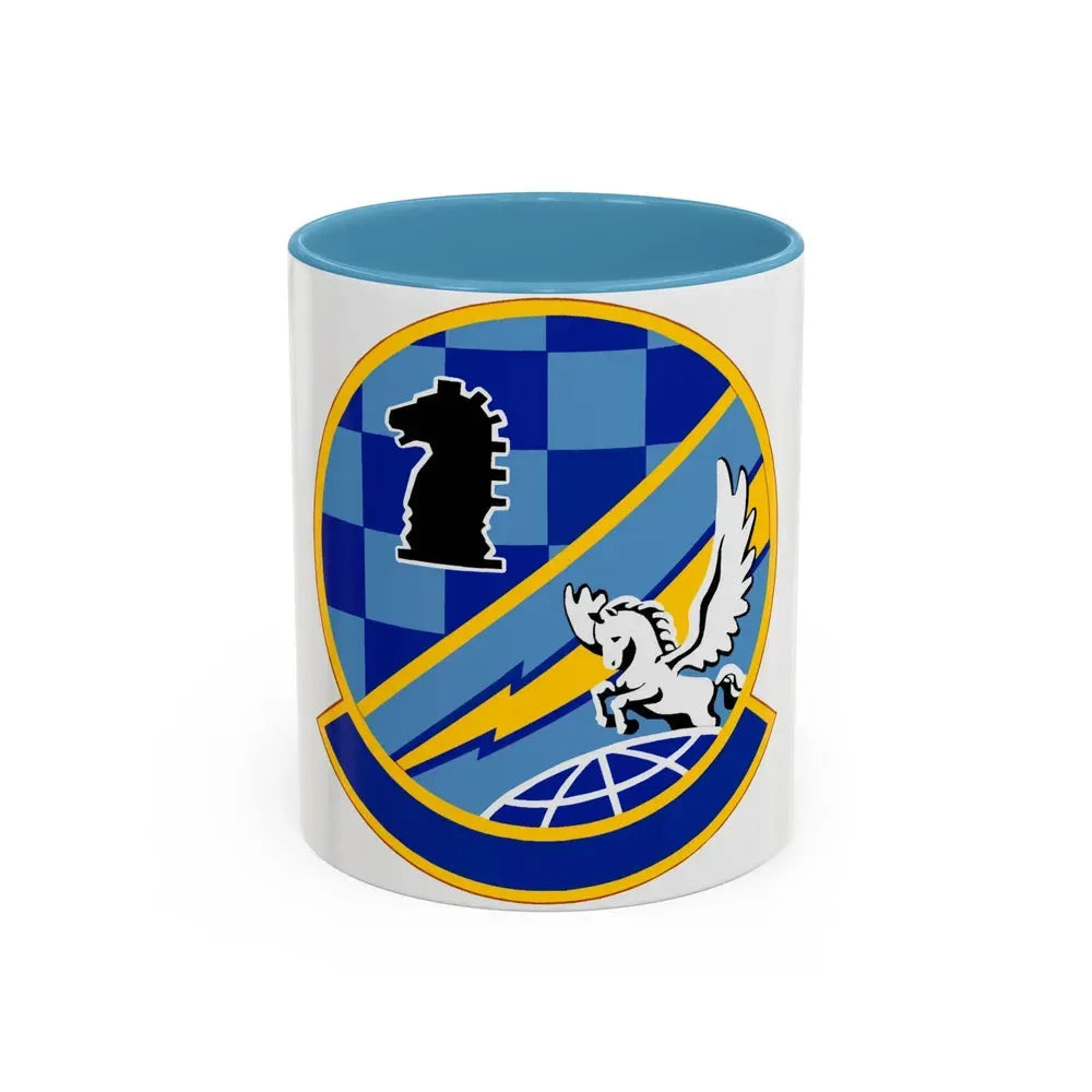 402 Intelligence Squadron AFISRA (U.S. Air Force) Accent Coffee Mug 11oz Light Blue - Go Mug Yourself