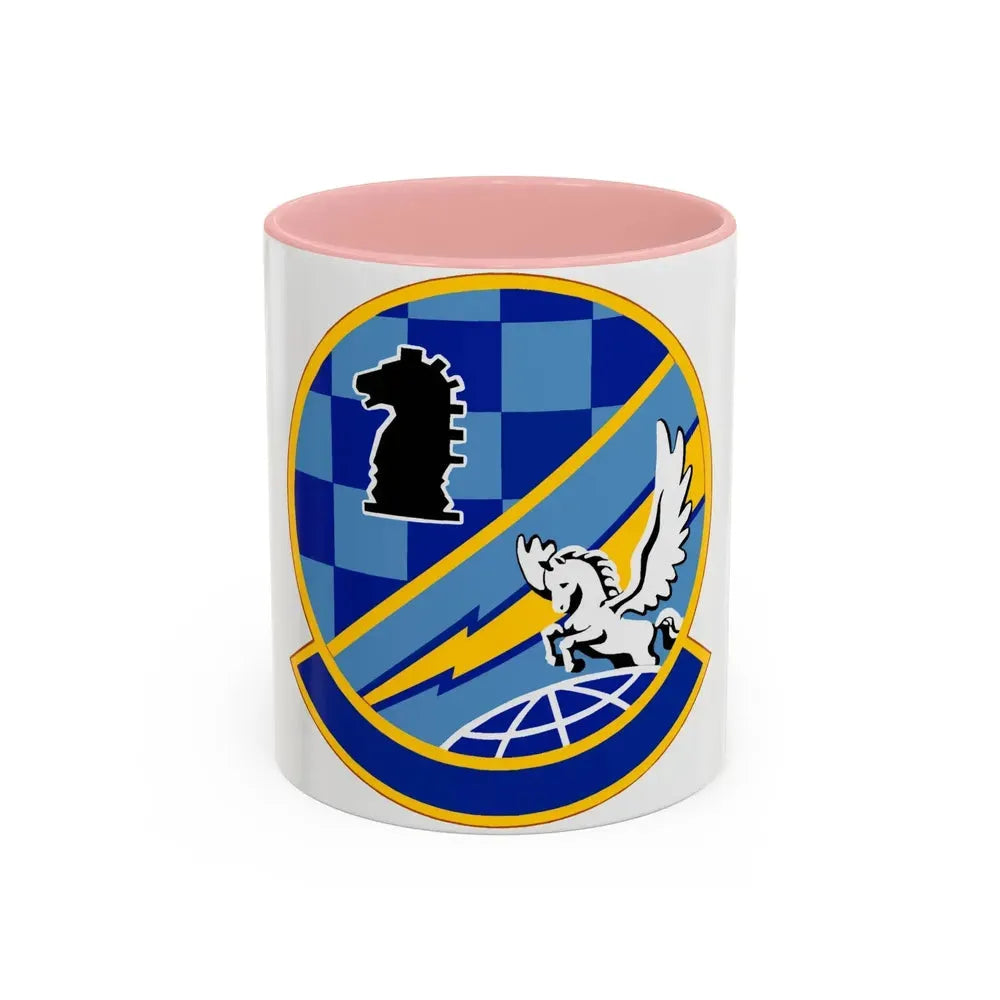 402 Intelligence Squadron AFISRA (U.S. Air Force) Accent Coffee Mug 11oz Pink - Go Mug Yourself