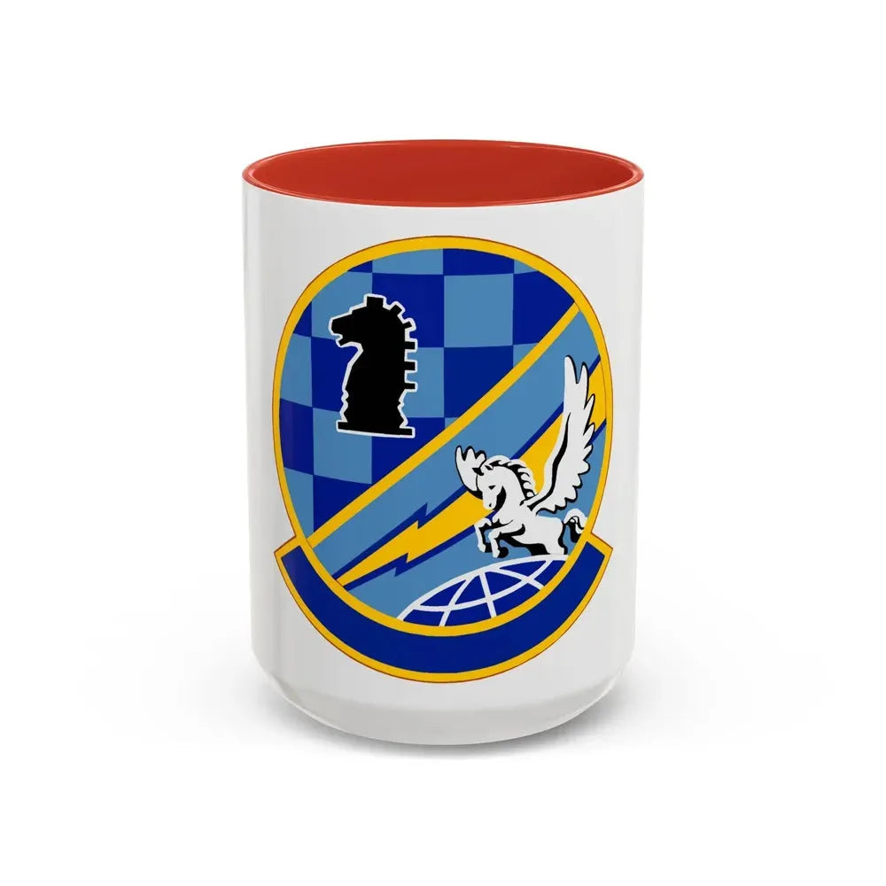402 Intelligence Squadron AFISRA (U.S. Air Force) Accent Coffee Mug 15oz Red - Go Mug Yourself
