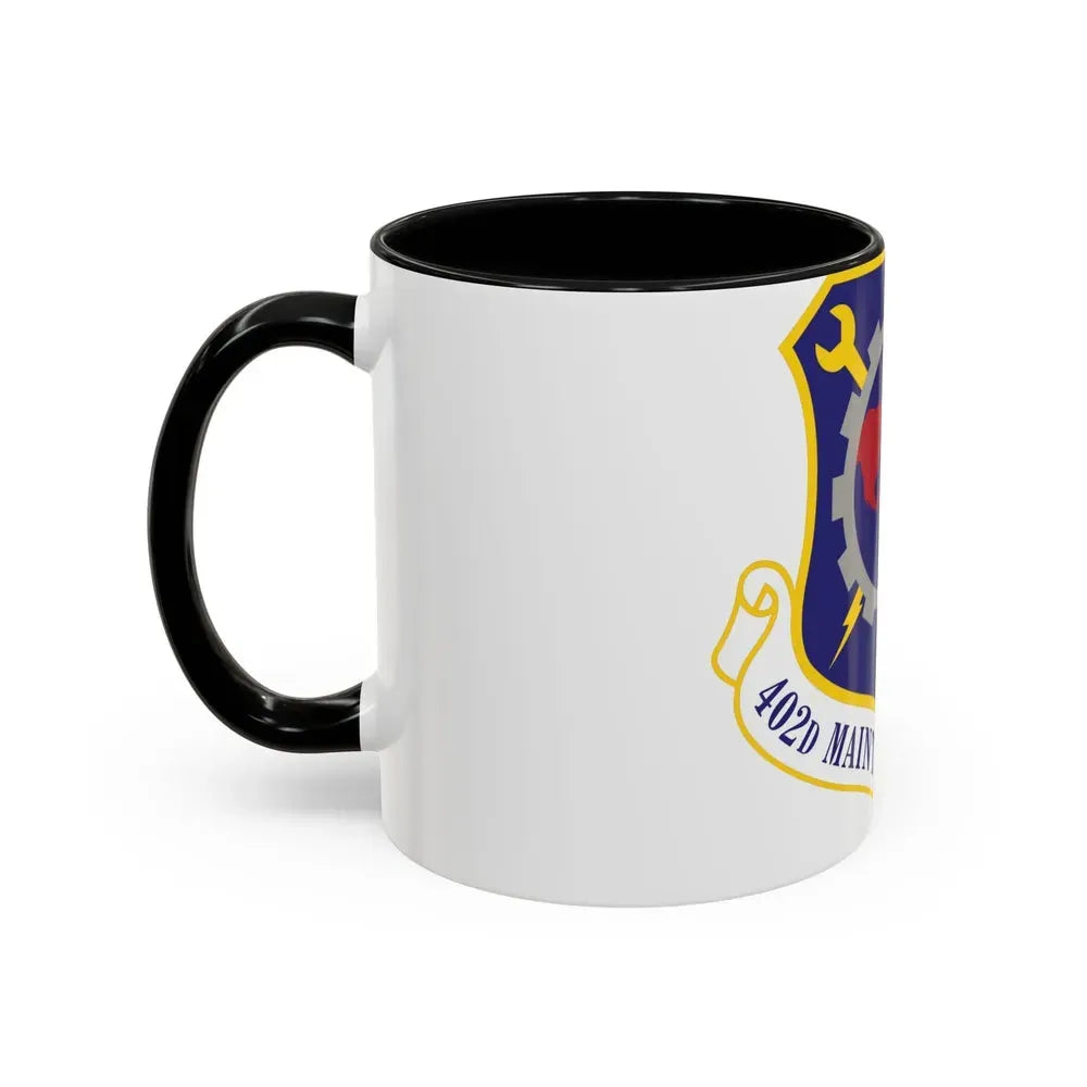 402d Maintenance Wing (U.S. Air Force) Accent Coffee Mug - Go Mug Yourself