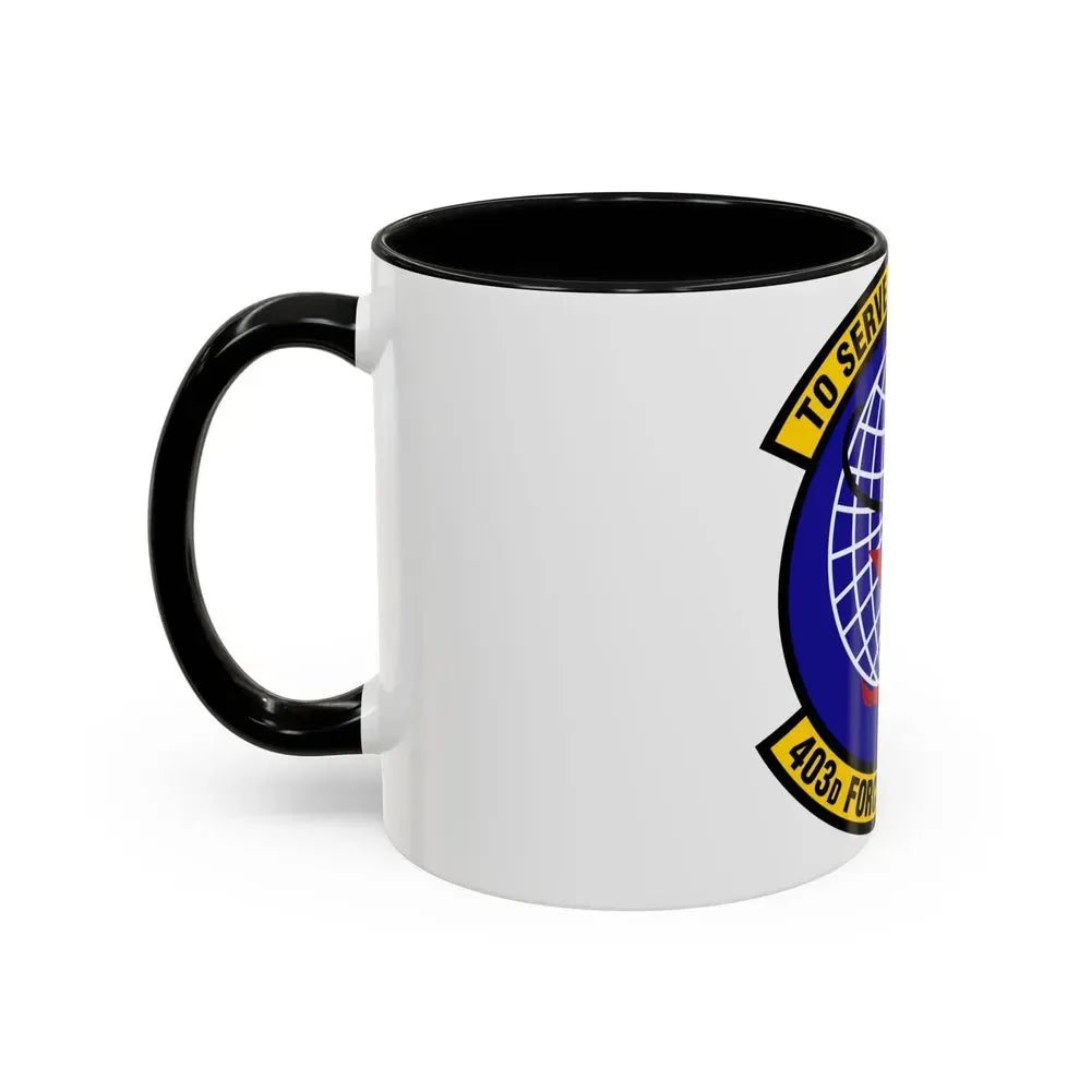 403 Force Support Squadron AFRC (U.S. Air Force) Accent Coffee Mug - Go Mug Yourself