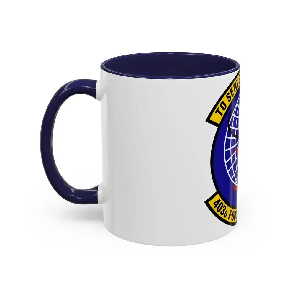 403 Force Support Squadron AFRC (U.S. Air Force) Accent Coffee Mug - Go Mug Yourself