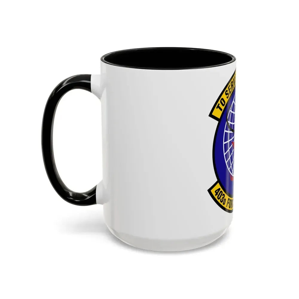 403 Force Support Squadron AFRC (U.S. Air Force) Accent Coffee Mug - Go Mug Yourself
