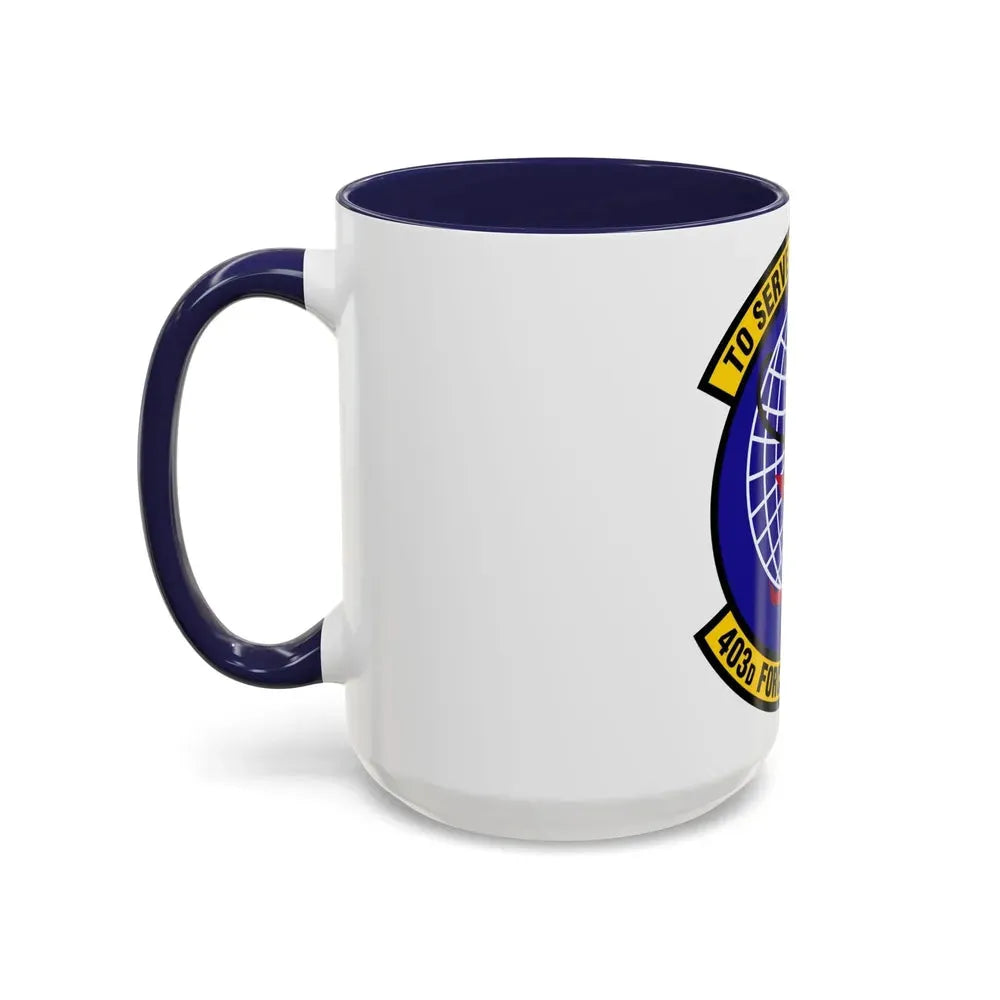 403 Force Support Squadron AFRC (U.S. Air Force) Accent Coffee Mug - Go Mug Yourself