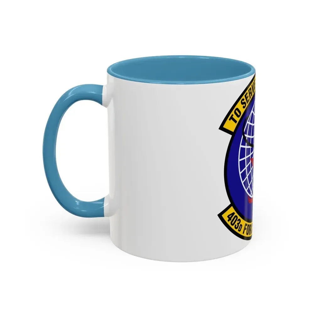 403 Force Support Squadron AFRC (U.S. Air Force) Accent Coffee Mug - Go Mug Yourself