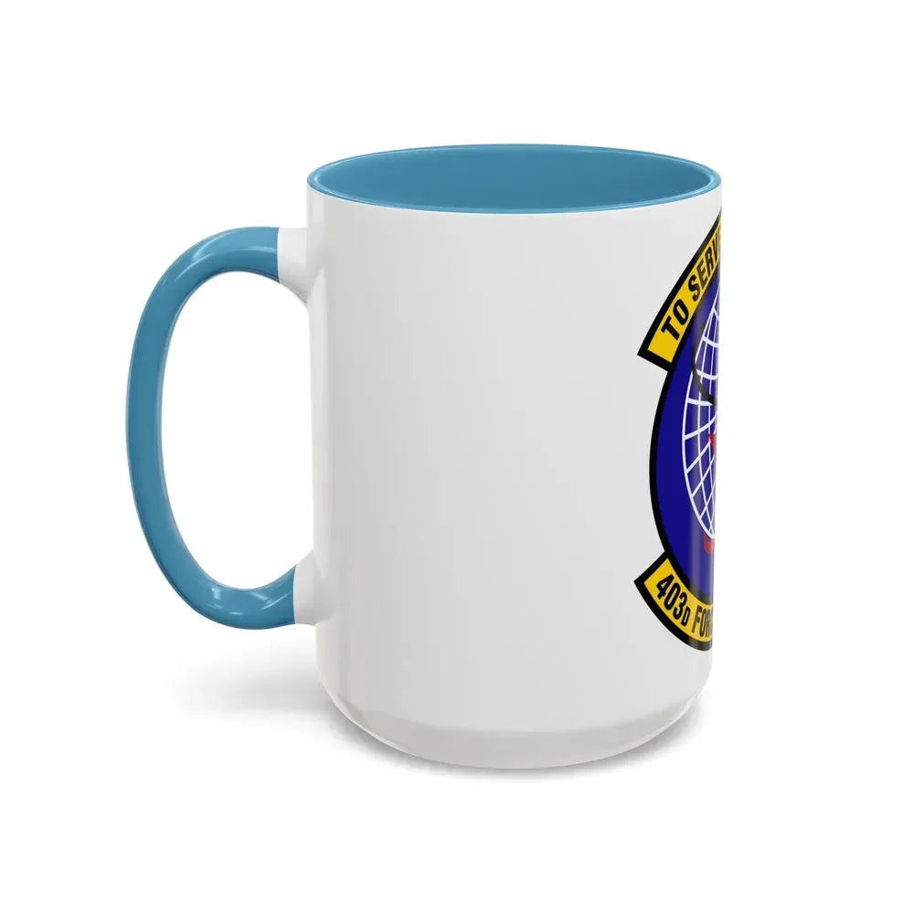 403 Force Support Squadron AFRC (U.S. Air Force) Accent Coffee Mug - Go Mug Yourself