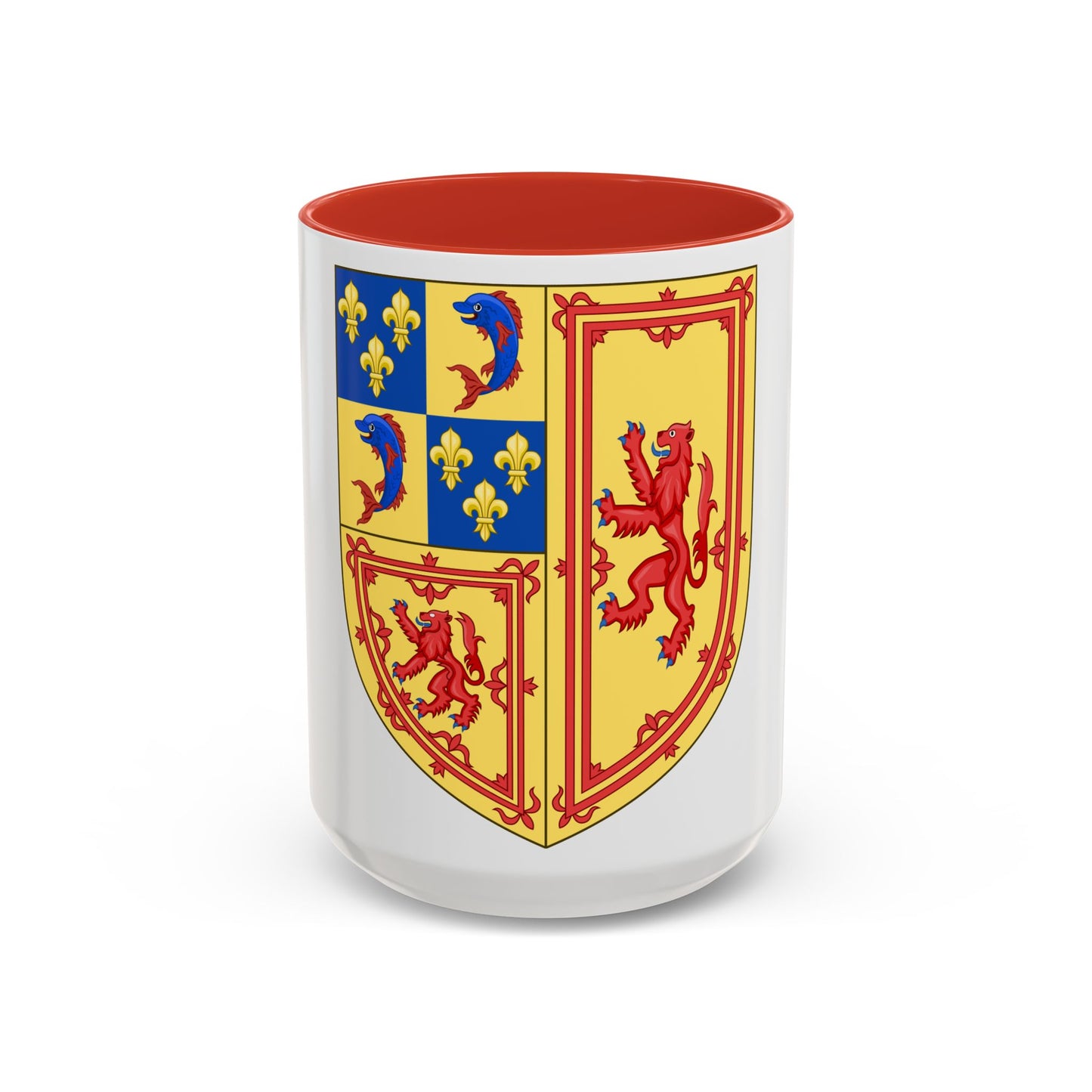 Royal Arms of the Kingdom of Scotland (1558-1559) - Accent Coffee Mug